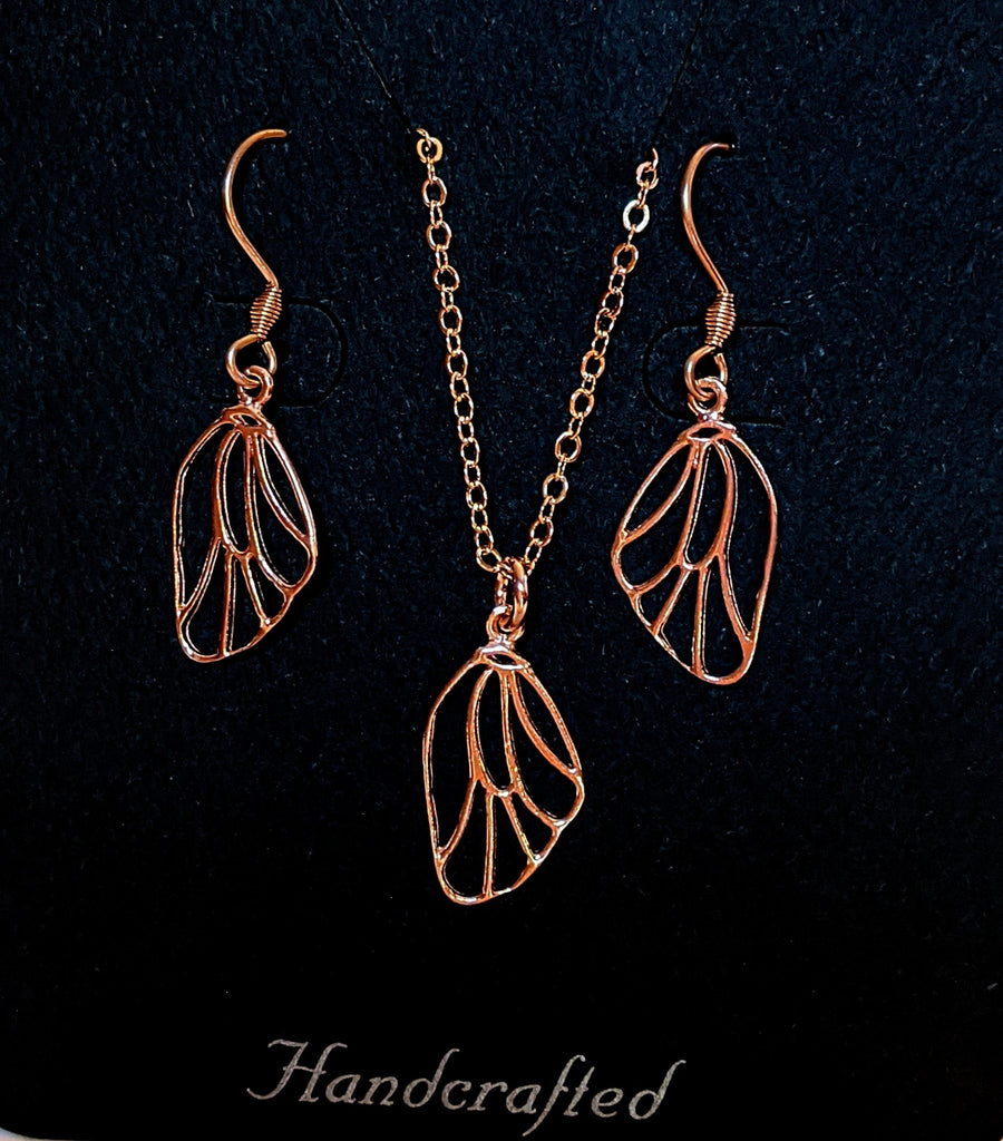 Earrings - Copper & Rose Gold