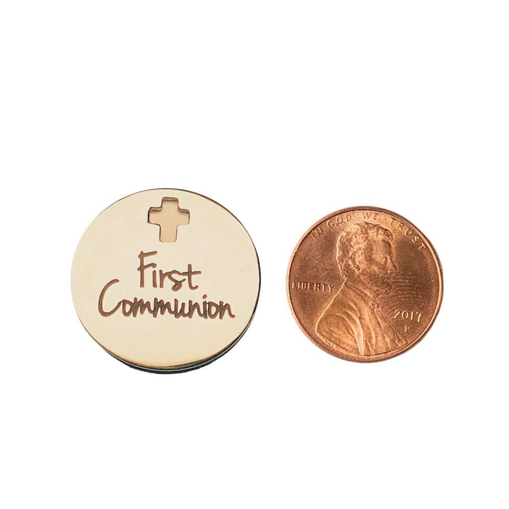 Silver 1st Communion Charm Pendant
