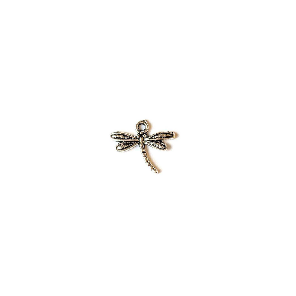 Silver Dragonfly Charm VII