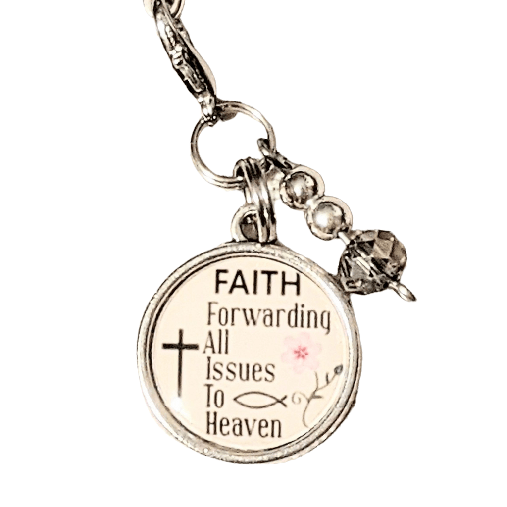 Religious Gift Charm Bookmark- Choose one FAITH-Forwarding All Issues