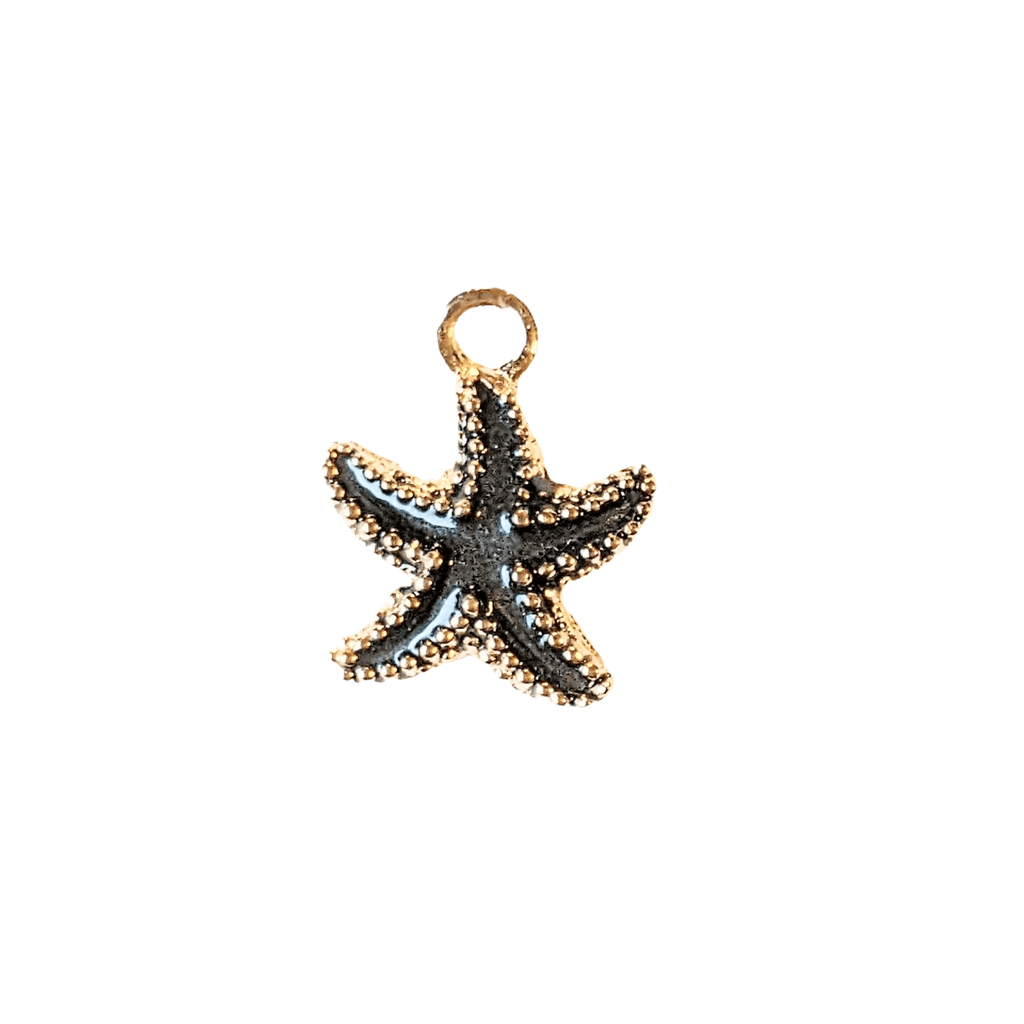 Black Starfish Charm