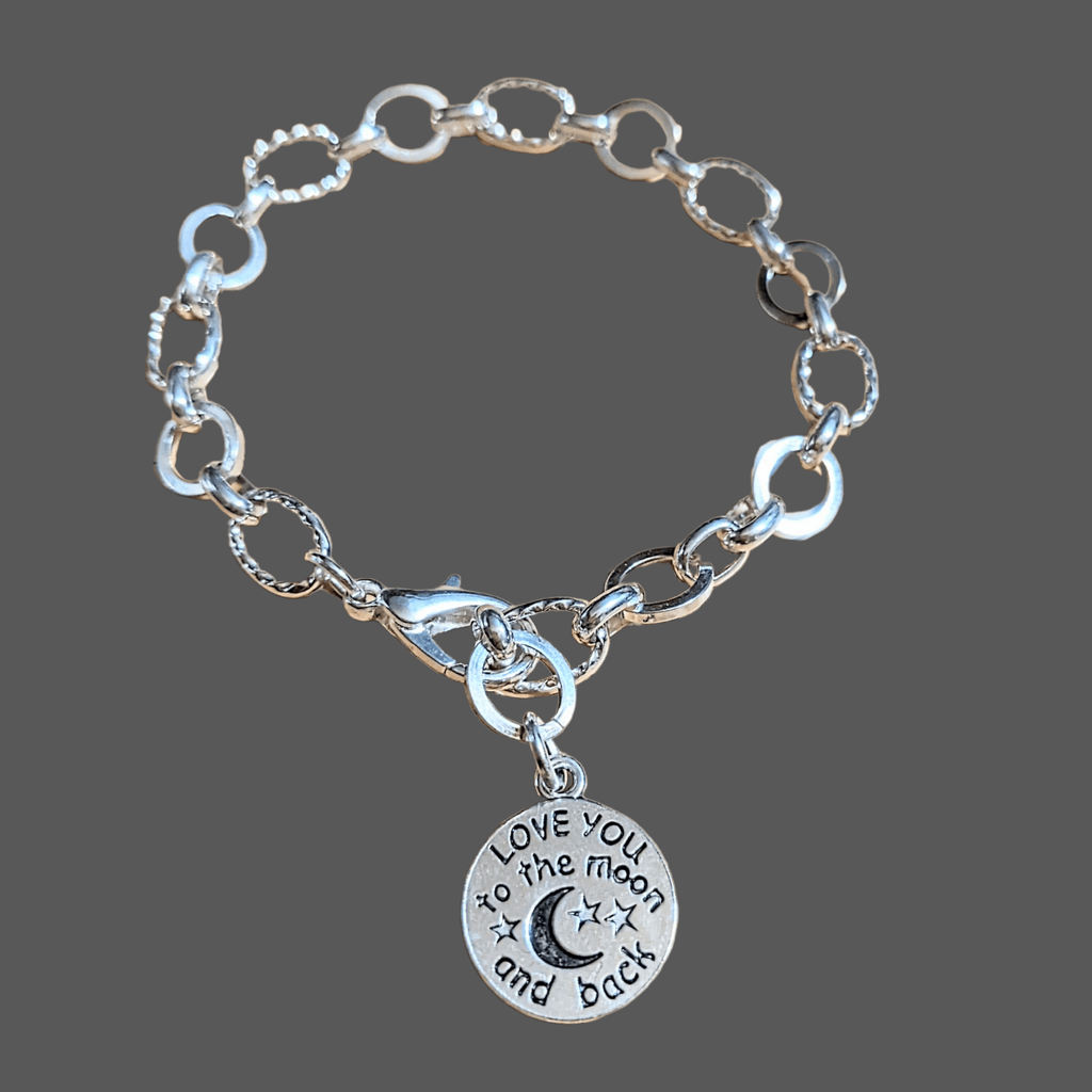 Love You to the Moon Chain Bracelet