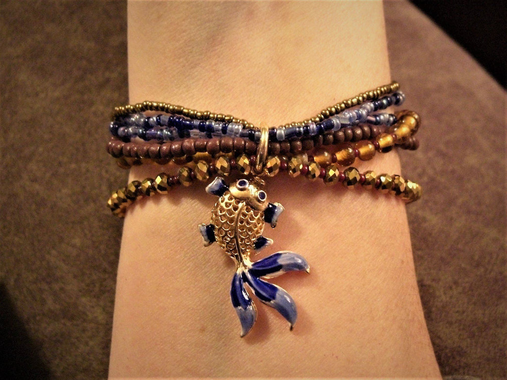 Stretch Bracelets - Ladybugfeet Jewelry Designs