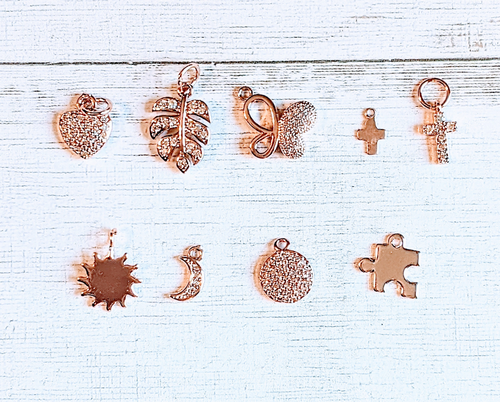 Rose Gold /Copper Charms & Pendants