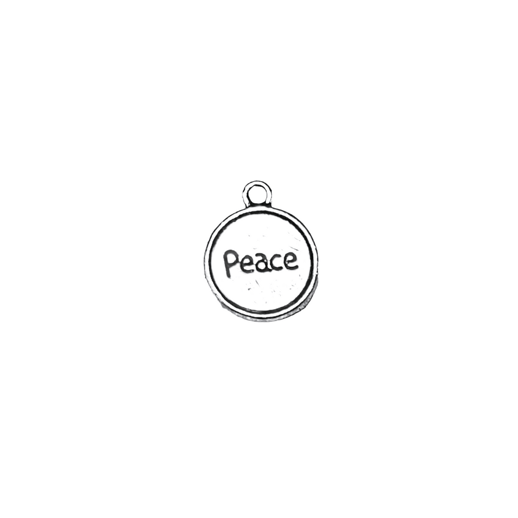 Silver Peace Charm
