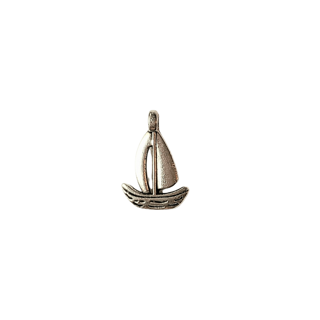 Silver Sailboat Charm