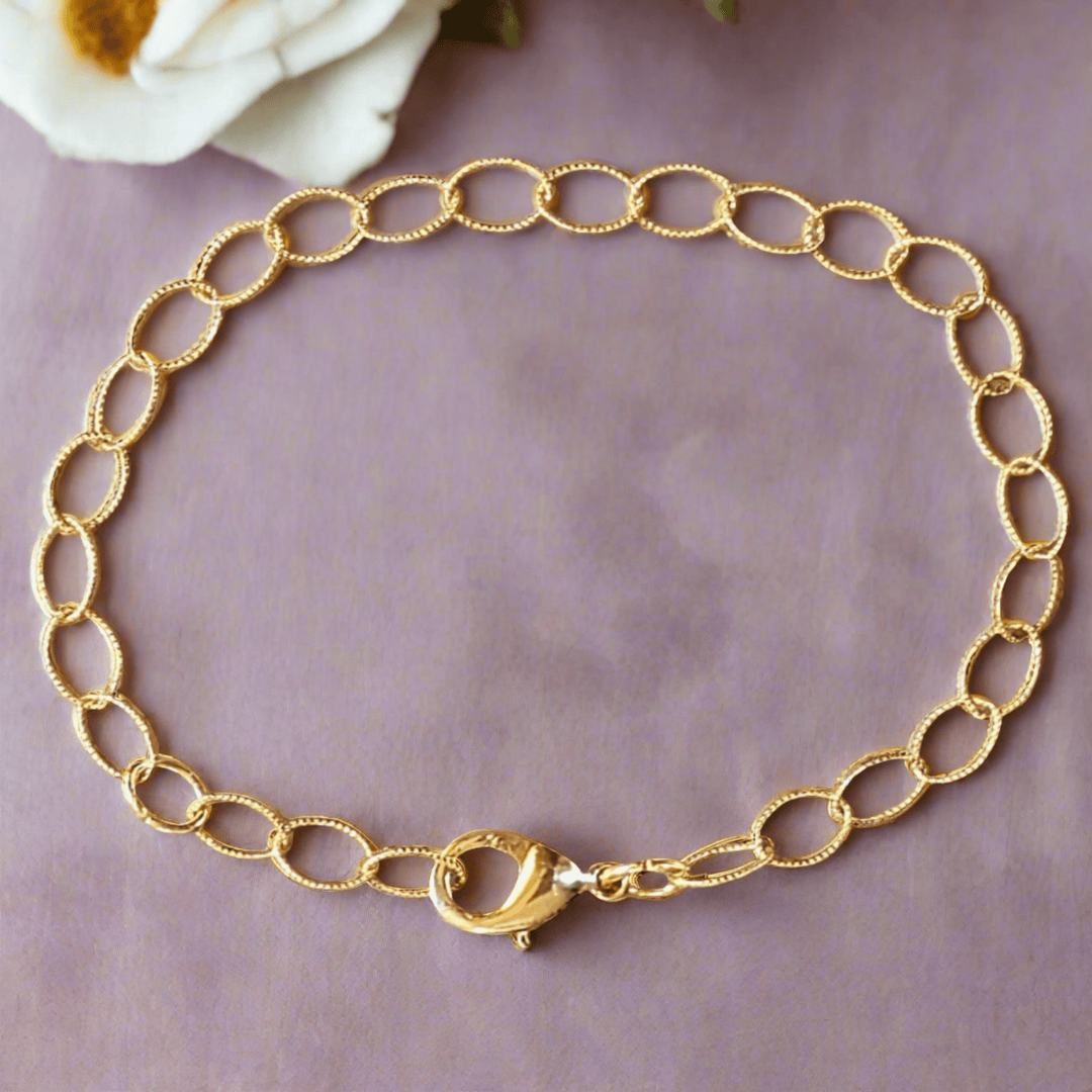 14k Gold Filled Twisted Bracelet - D.I.Y. - BUILD YOUR CHARM BRACELET!