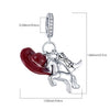 Country Western Girl Necklace, 20 inches - Silver
