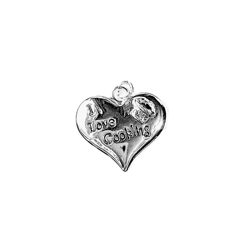 I Love Cooking Charm Pendant