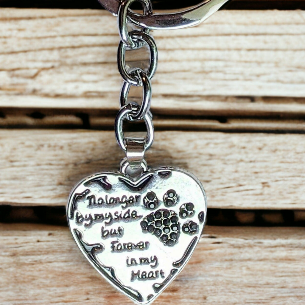 Pet Bereavement Heart Key Chain, Key Holder