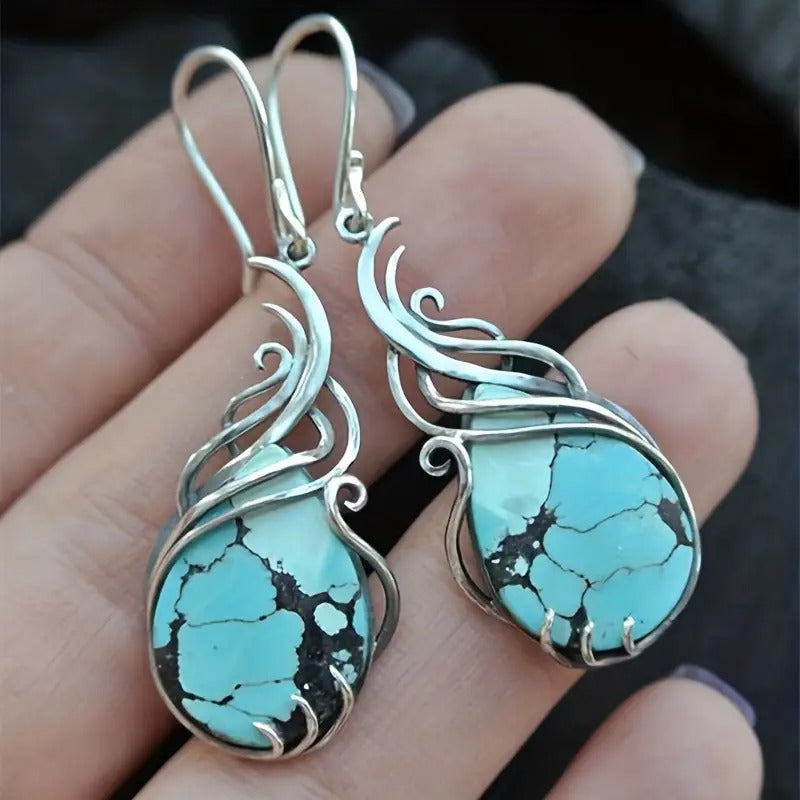 Turquoise Drop dangle earrings