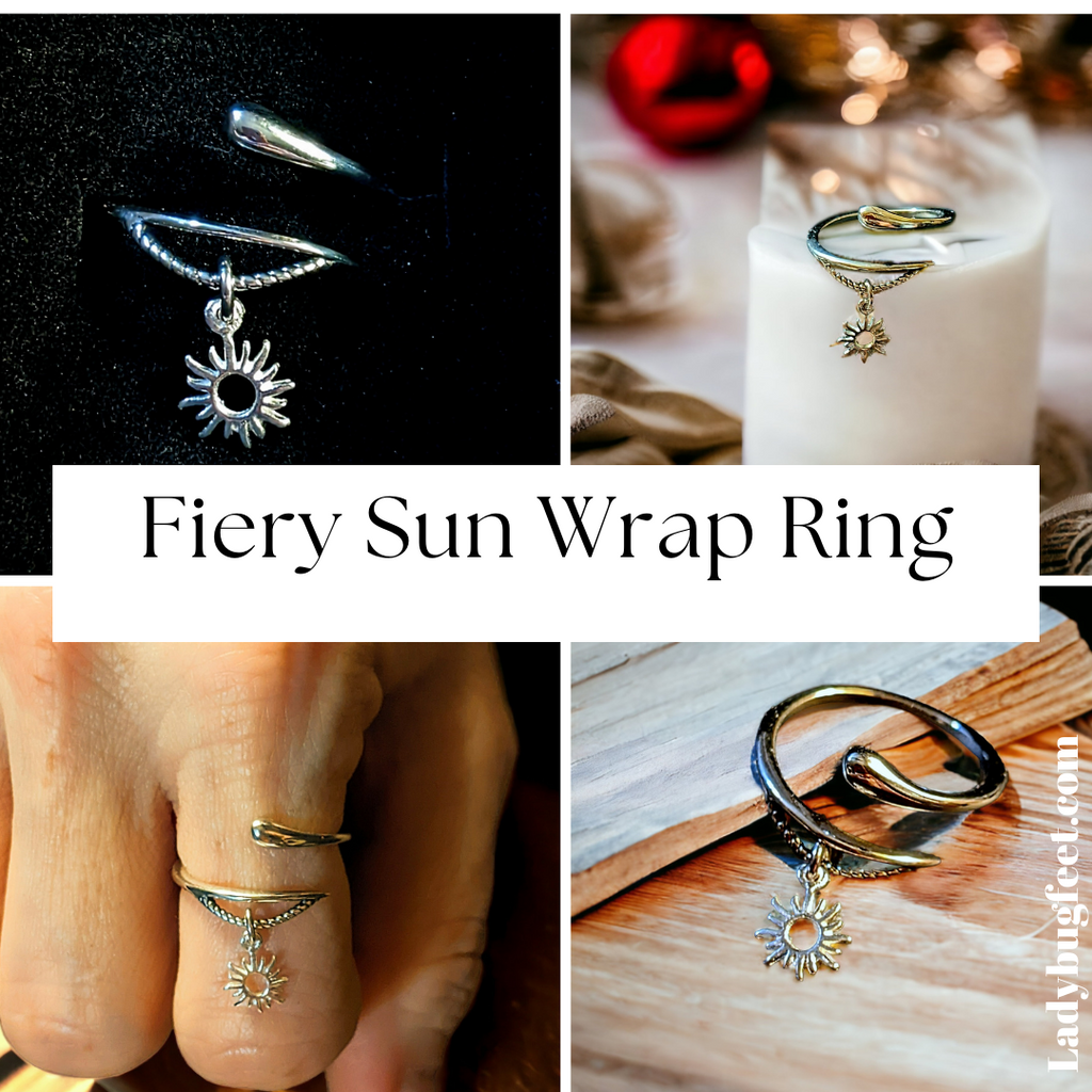 Fiery Sun Wrap Ring