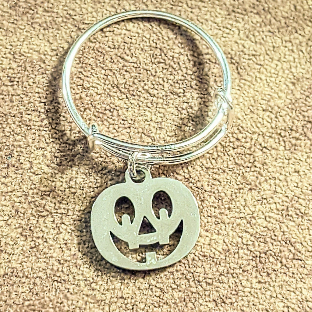 Jack O' Lantern Expandable Charm Ring