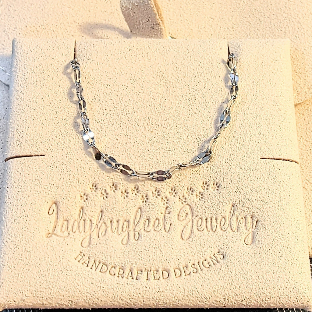 Silver Sparkle Chain Bracelet