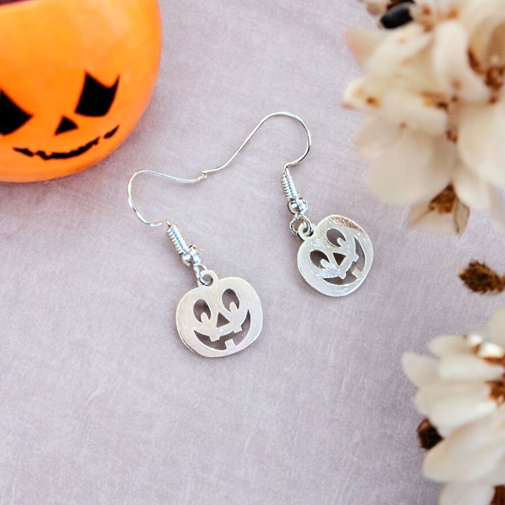 Jack-O-Lantern Halloween Earrings