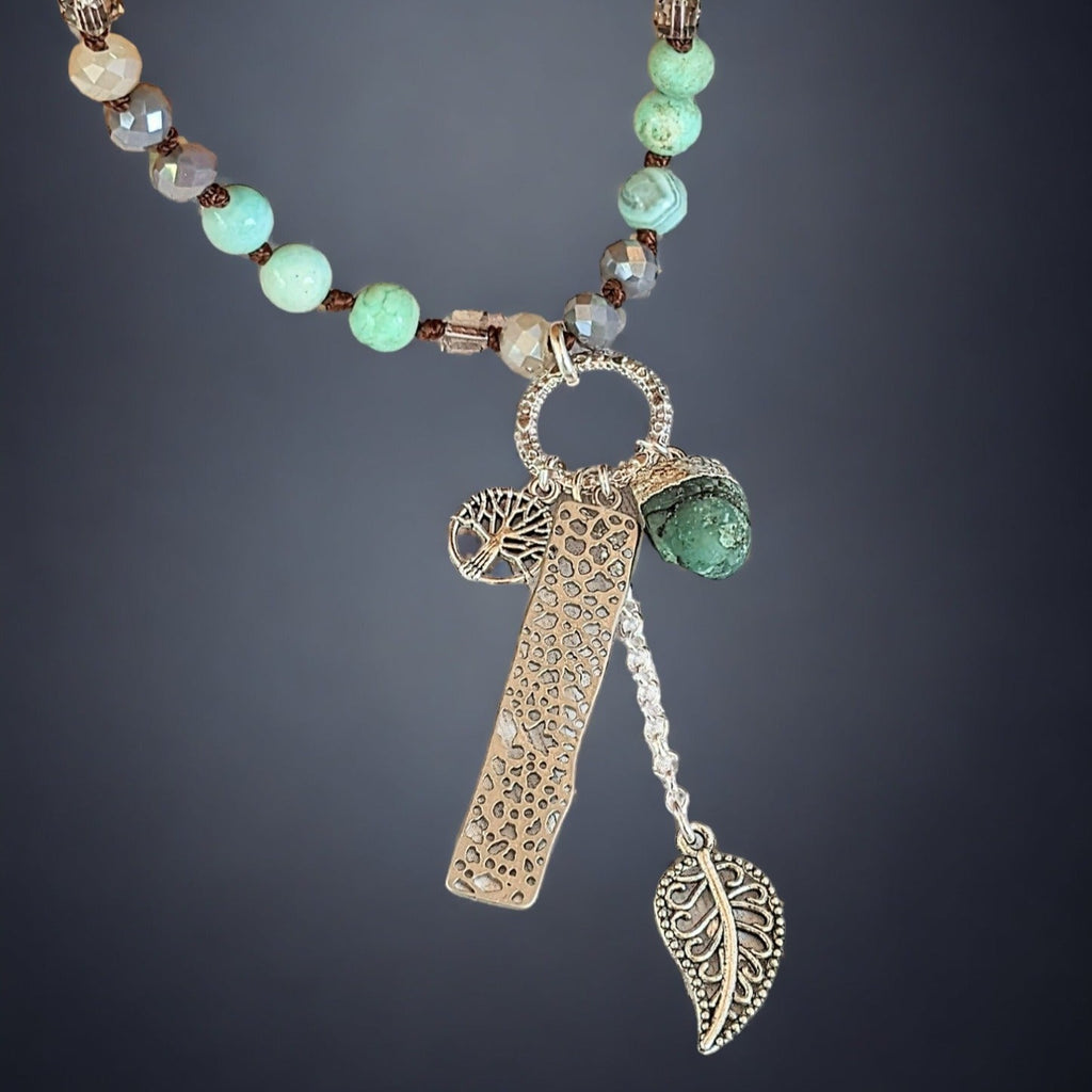 Nature's Dream Semi-Precious Gemstone Necklace - 36 inch