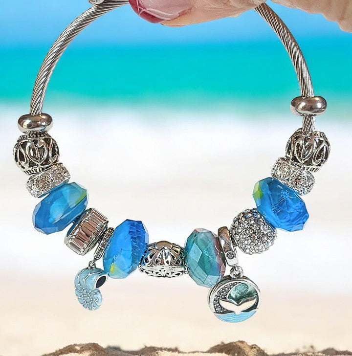 Ocean Lover Euro Cuff Wrap Bracelet