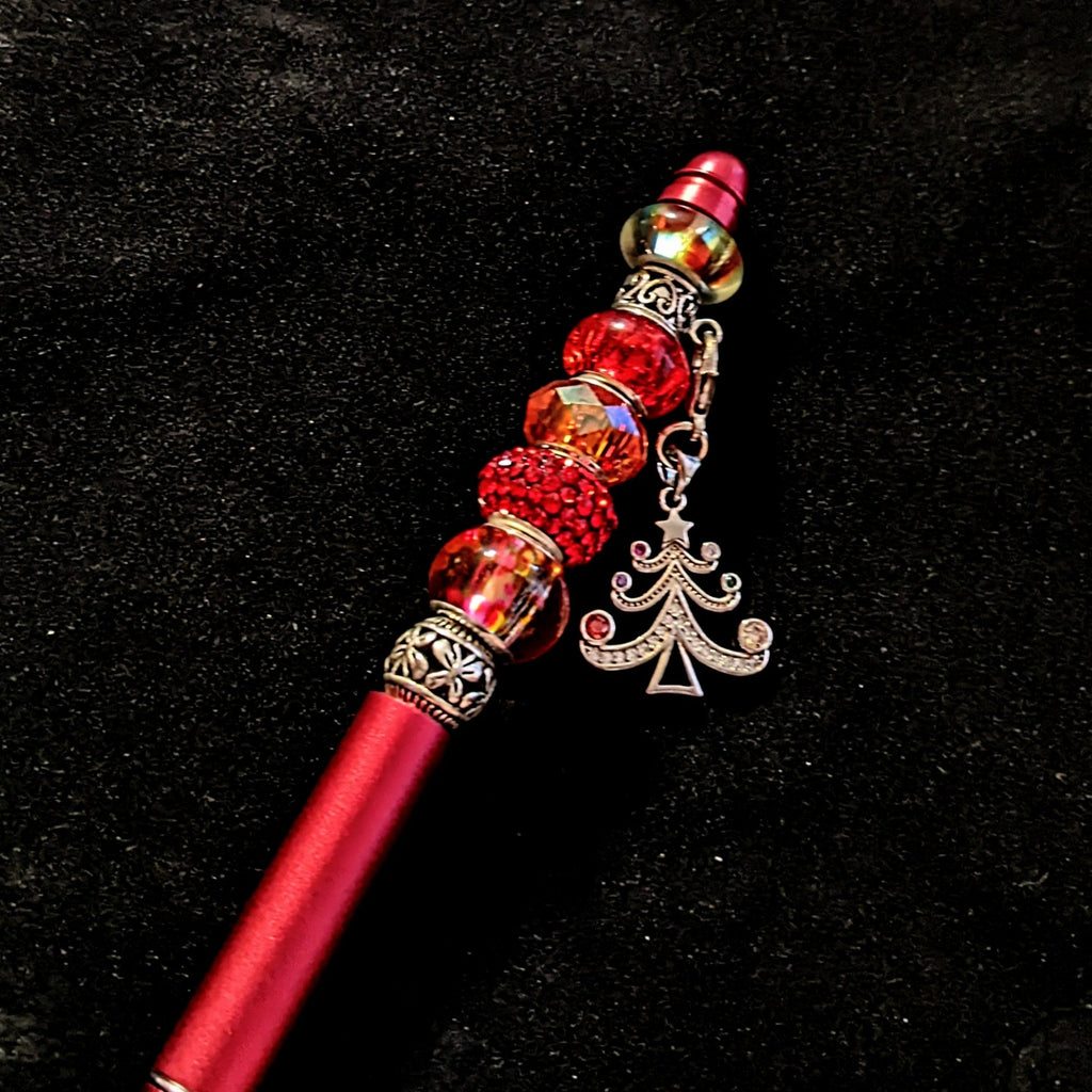Charmed Gift Pen, Crystal Pen, Beaded Pen,Gift for her Christmas Tree