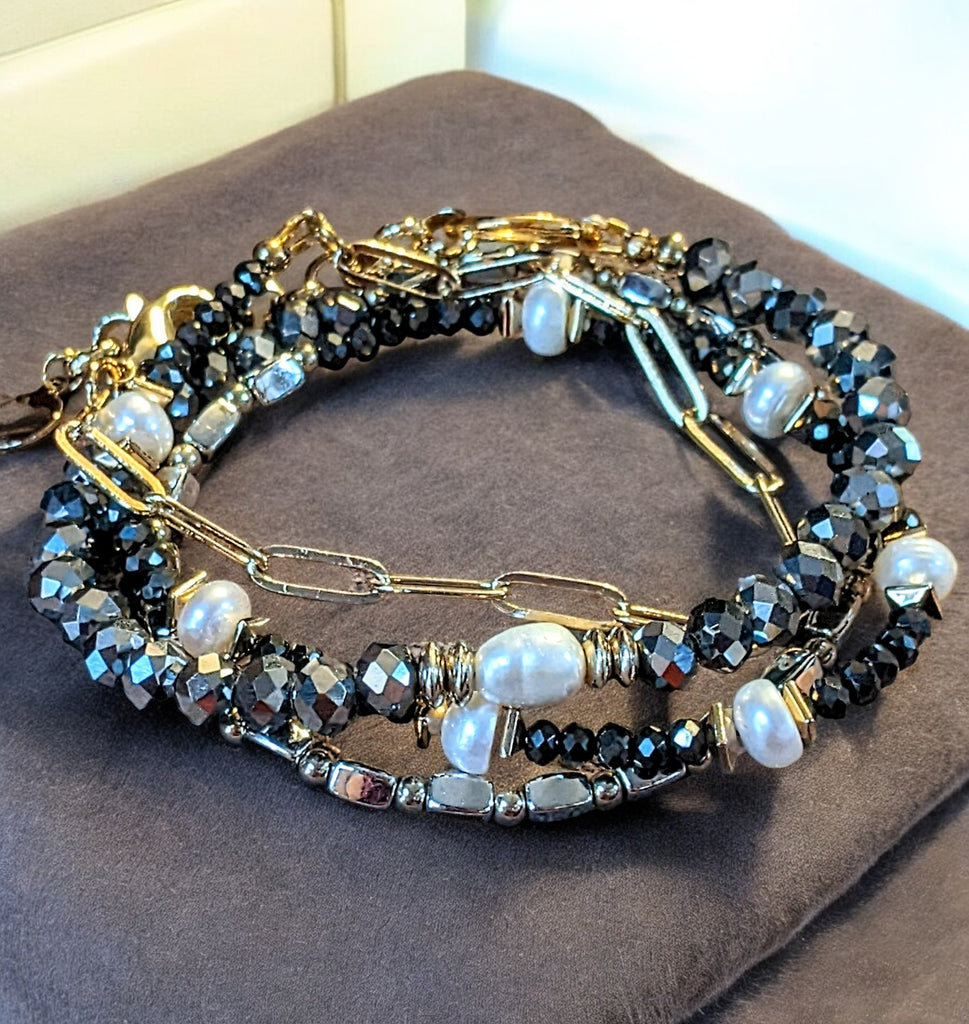 Elegant Energy Crystal Endless wrap bracelet