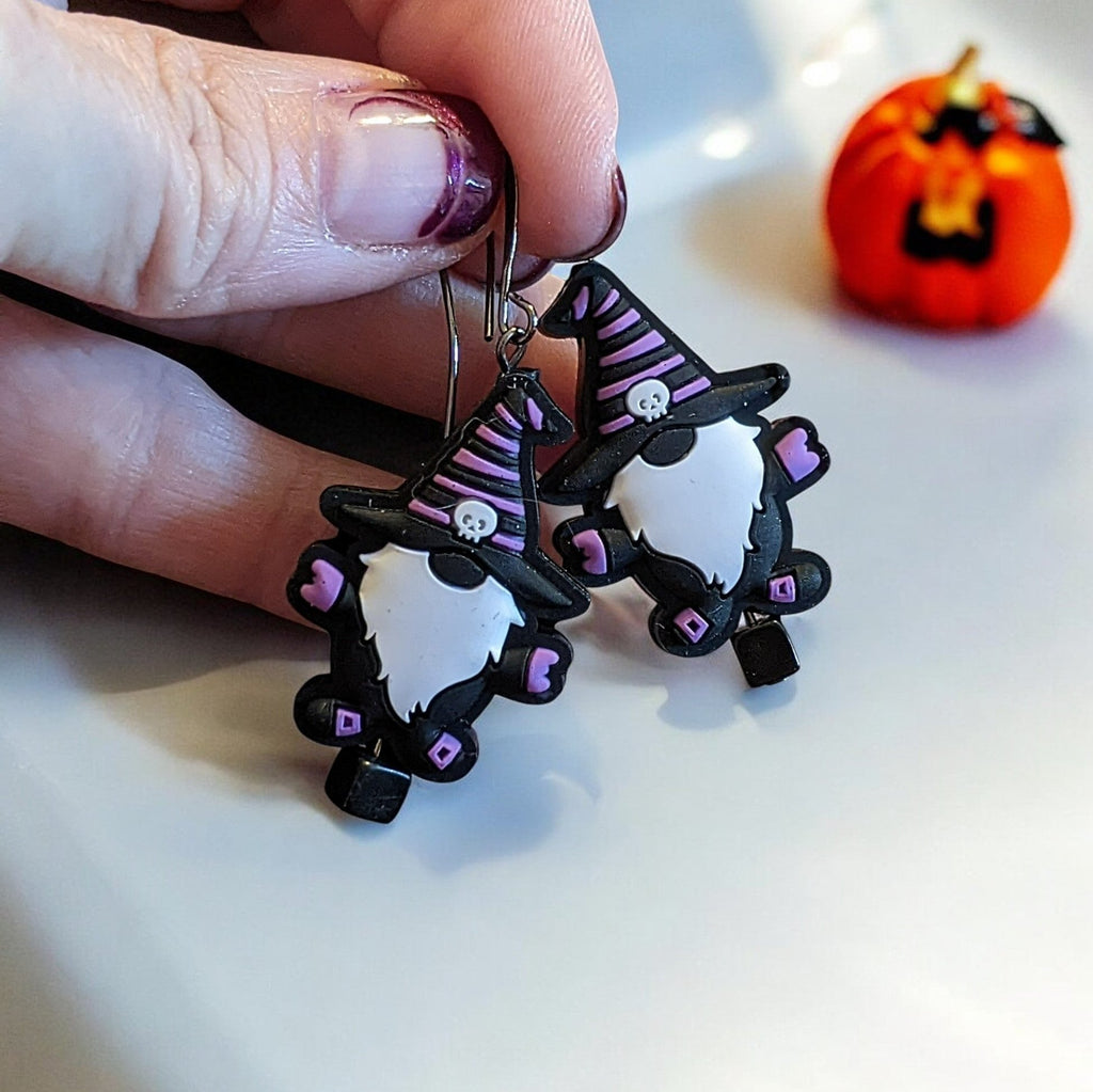 Gnome Halloween Earrings