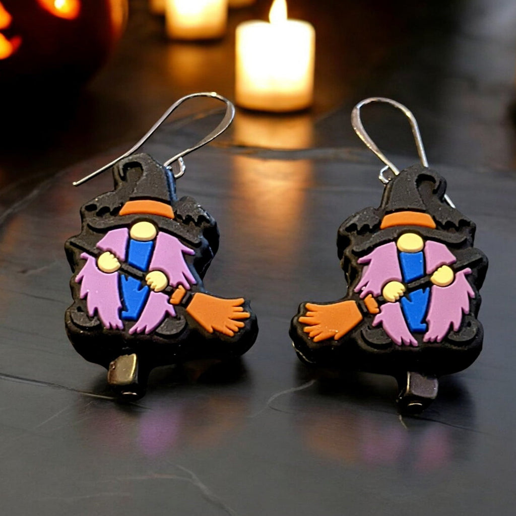 Gnome Halloween Earrings