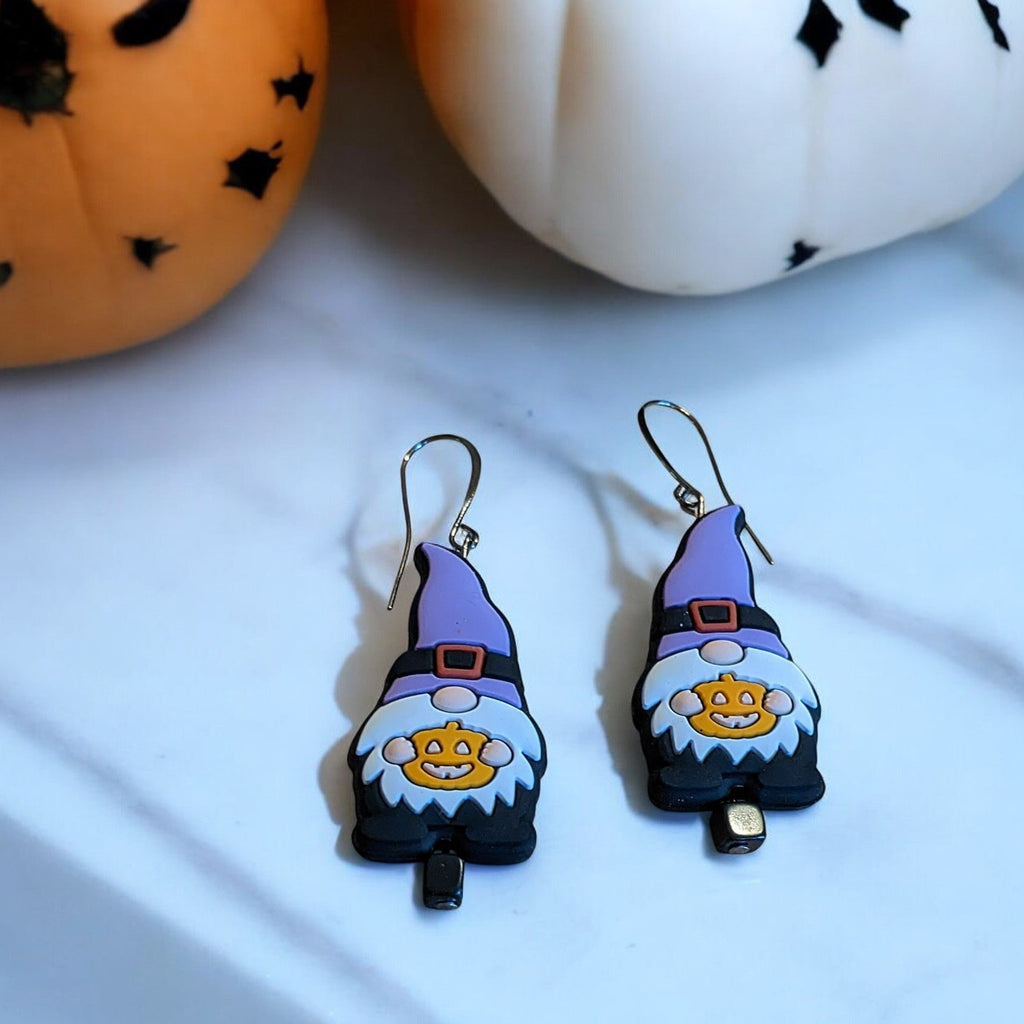 Gnome Halloween Earrings II