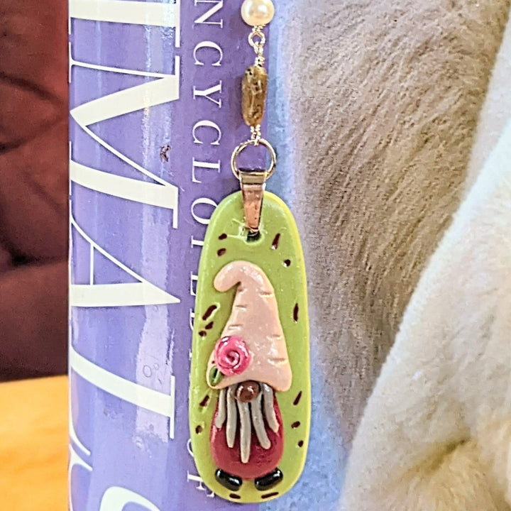 Gnome Labradorite Bead Bookmark