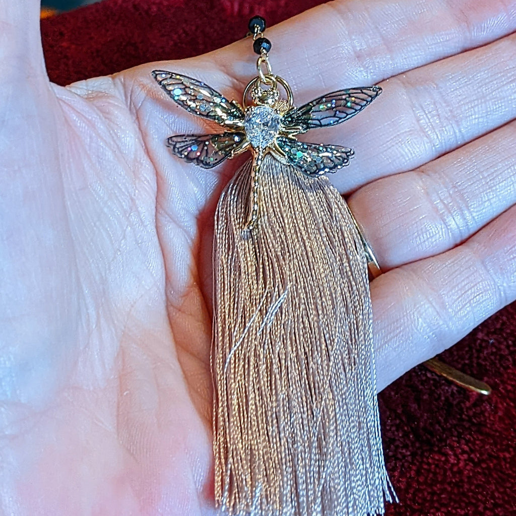 Dragonfly Beaded Bookmark