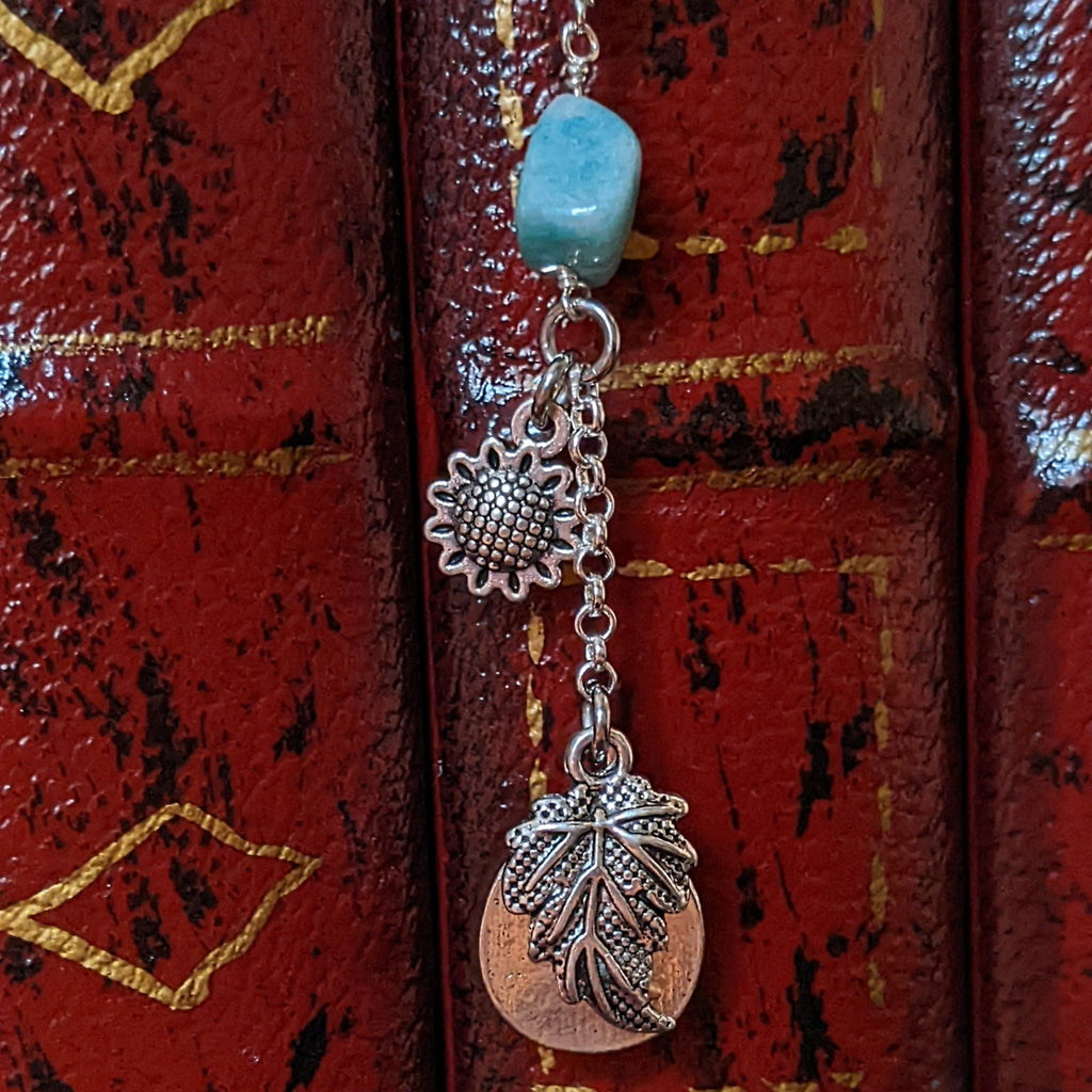 Tree of Life Amazonite Gemstone Bookmark