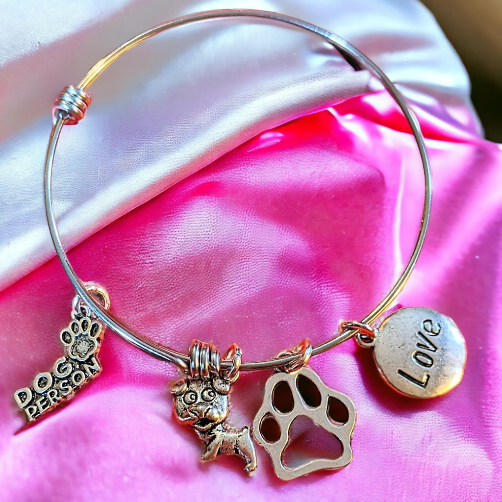 Dog Person Stainless Steel Wire BANGLE