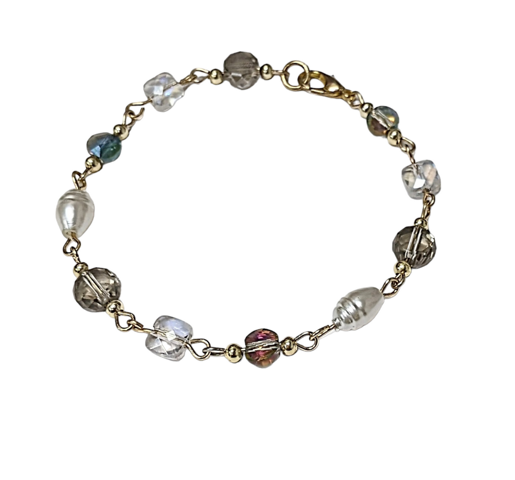 Romantic Crystal Pearl bracelet
