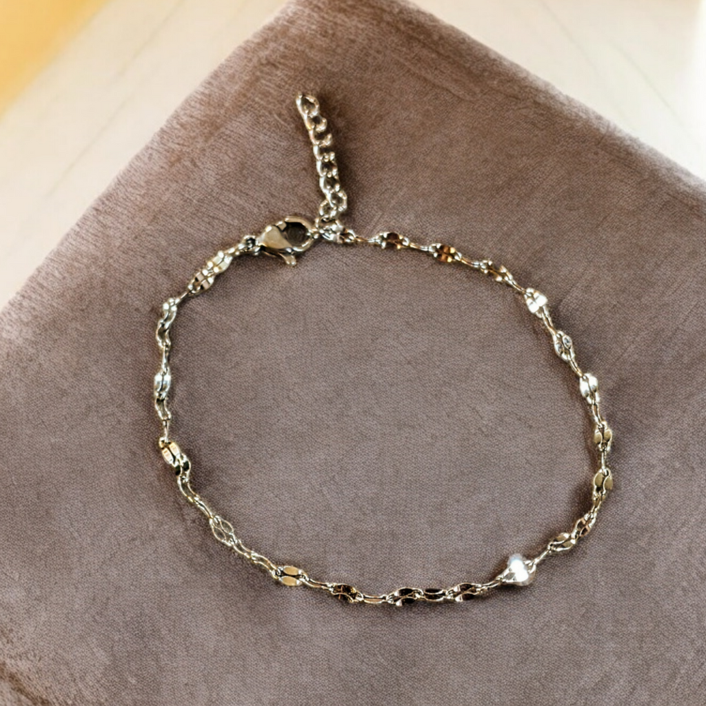 Silver Sparkle Chain Bracelet