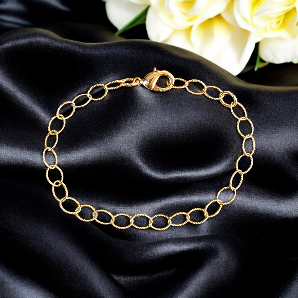 14k Gold Filled Twisted Bracelet - D.I.Y. - BUILD YOUR CHARM BRACELET!