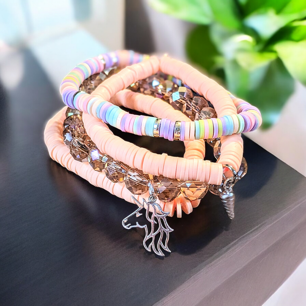 Unicorn Dream Stretch Bracelet Stack