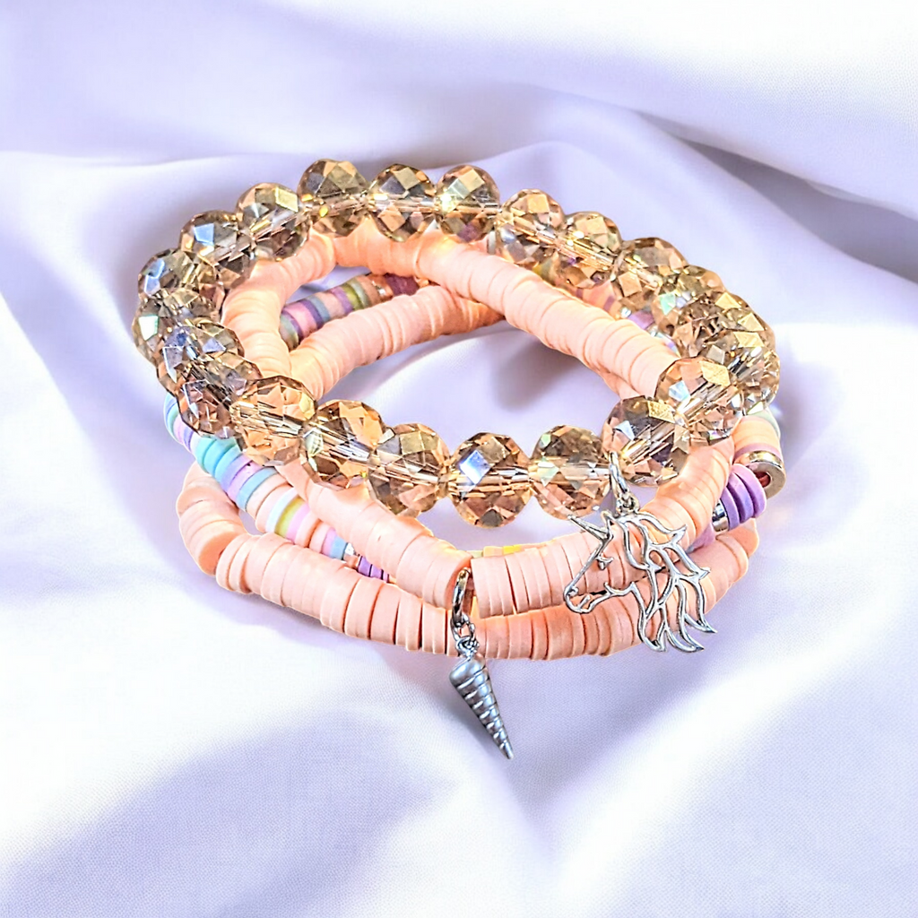 Unicorn Dream Stretch Bracelet Stack