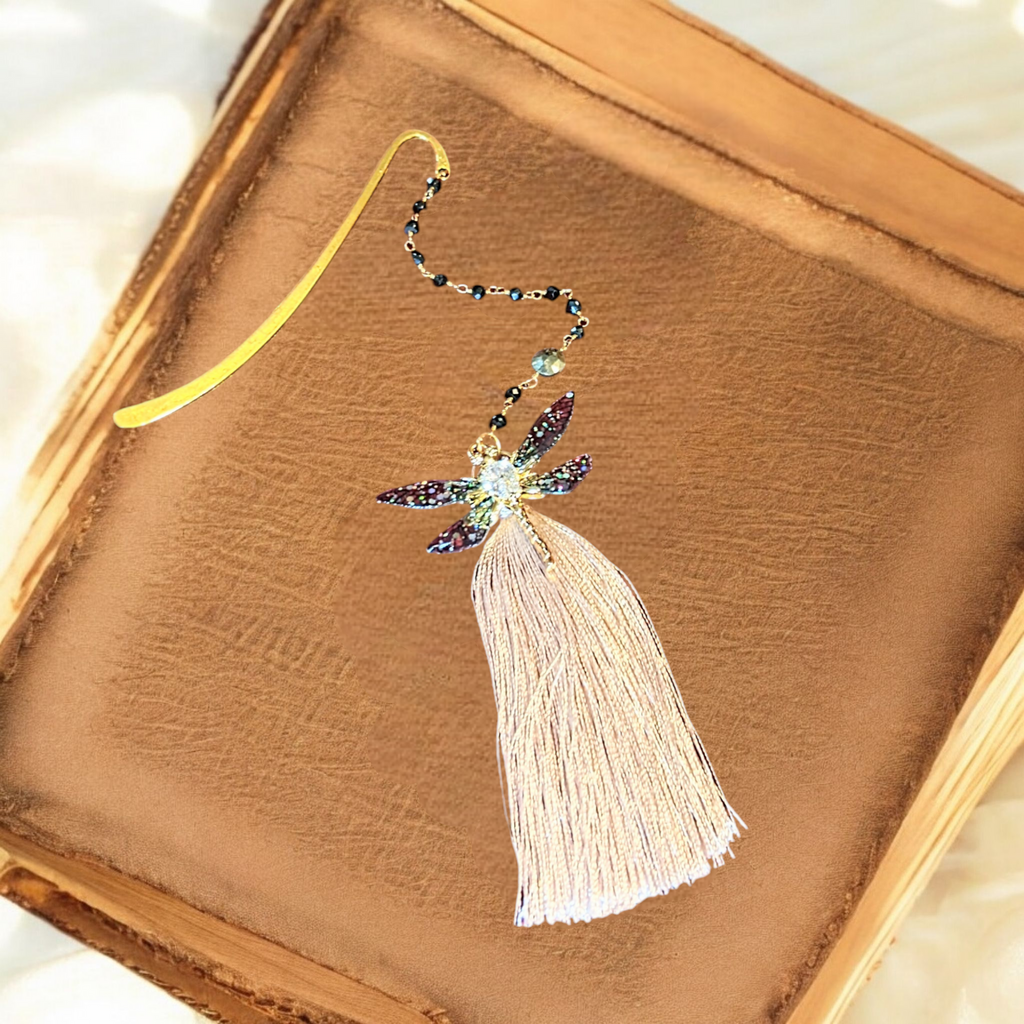 Dragonfly Beaded Bookmark