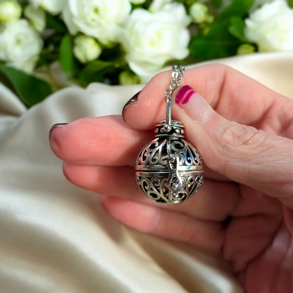 Mini Urn Locket Memory necklace, 22 inch, Unisex