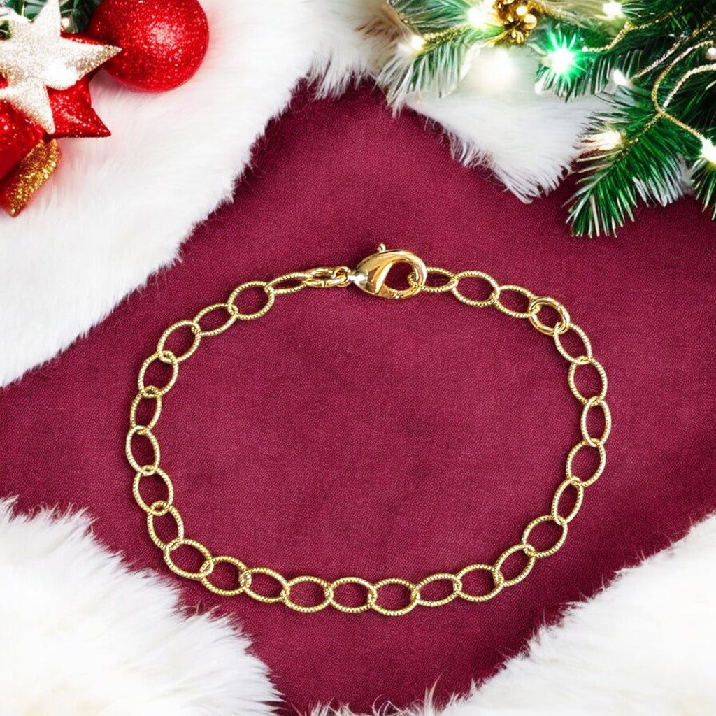 14k Gold Filled Twisted Bracelet - D.I.Y. - BUILD YOUR CHARM BRACELET!