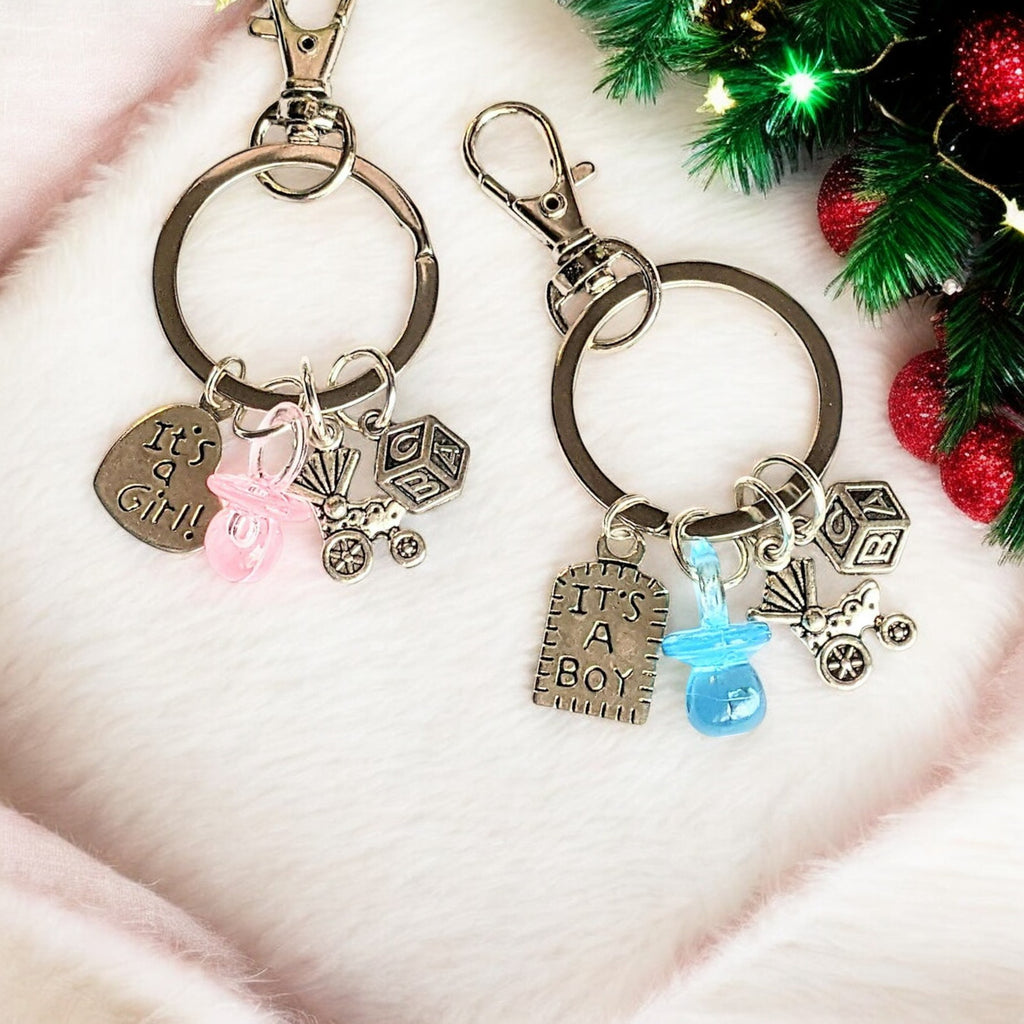 Its a Girl! /It's a Boy! Key Chain, Party Favor