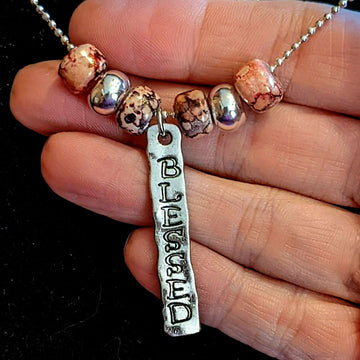 Blessed Boho Layered Necklace, 16-18 inch