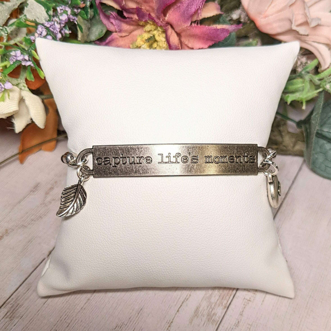 Capture Life's Moments Twisted Rope Bolo Bracelet