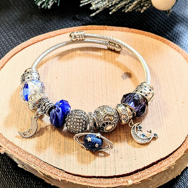 Celestial Euro Cuff Wrap Bracelet