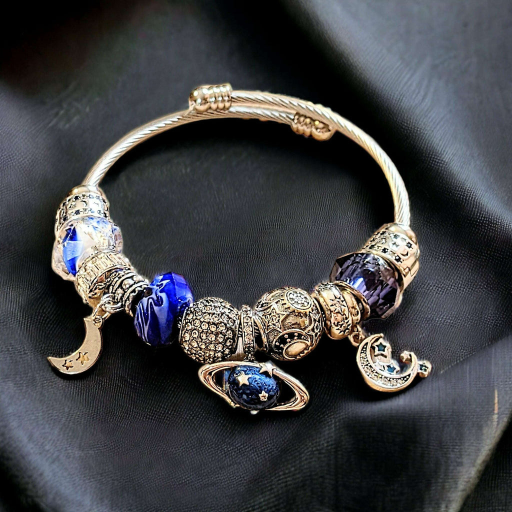 Celestial Euro Cuff Wrap Bracelet