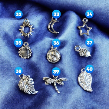 DESIGN YOUR Charm Ring, Adjustable .925 Sterling Silver charm dangle ring