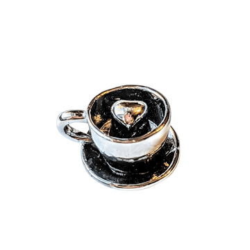 Coffee Cup Charm Pendant