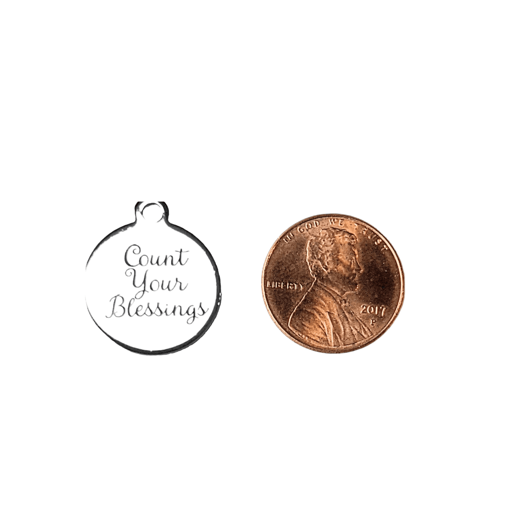 Count Your Blessings Charm