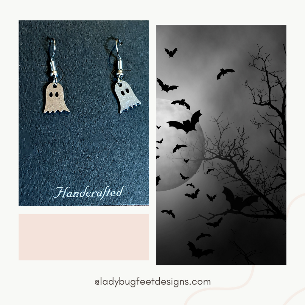 Ghost Halloween Earrings