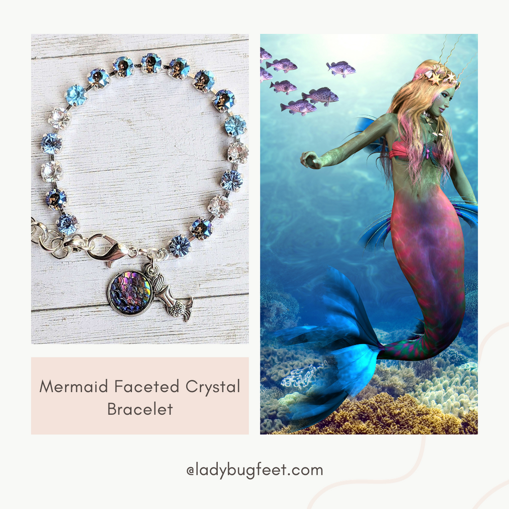 Mermaid Faceted Crystal Bracelet