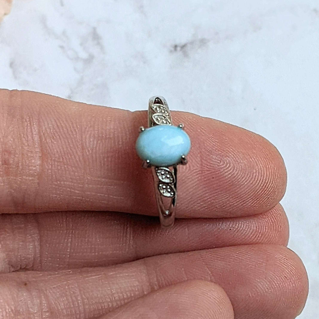 Dominican Larimar Ring - Size 7