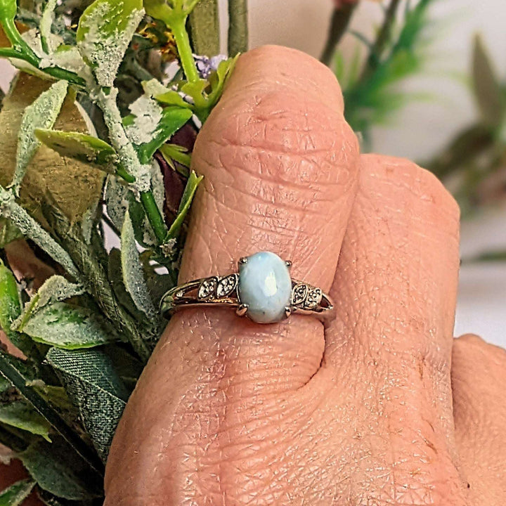 Dominican Larimar Ring - Size 7